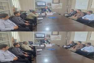 برگزاری جلسه درون بخشی ستاد سلامت اربعین مرداد 1404 در شبکه بهداشت و درمان ممسنی